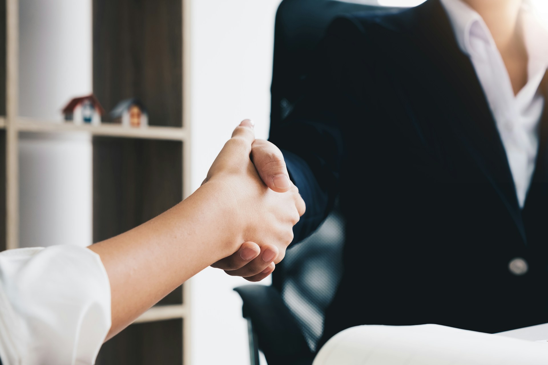 Handshake sealing a partnership